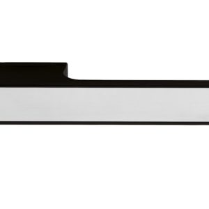 Atlantic Tupai Versaline Tobar Designer Door Handles On Rectangular Rose, Matt Black - T3089LMB (sold in pairs)