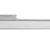 Atlantic Tupai Versaline Tobar Designer Door Handles On Rectangular Rose, Satin Chrome - T3089LSC SATIN CHROME WITHOUT DECORATIVE PLATE