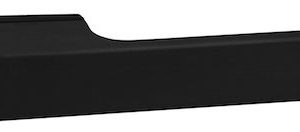 Atlantic Tupai Rapido Retaline Panela Designer Door Handles On Rectangular Rose, Matt Black - T3099LMB (sold in pairs)