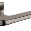 Atlantic Tupai Rapido 5S Line Canha 5mm Slimline Designer Door Handles On Square Rose, Black Satin Nickel - T4007S5SBSN (sold in pairs)