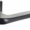 Atlantic Tupai Rapido 5S Line Canha 5mm Slimline Designer Door Handles On Square Rose, Matt Black - T4007S5SMB (sold in pairs)