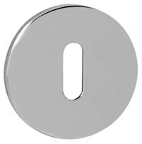 Atlantic Tupai Rapido 5S Line 5mm Slimline Round Euro Profile Escutcheon, Bright Polished Chrome - TESCER5SPC (sold in pairs)