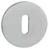 Atlantic Tupai Rapido 5S Line 5mm Slimline Round Euro Profile Escutcheon, Satin Chrome - TESCER5SSC (sold in pairs)