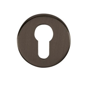 Atlantic Tupai Rapido Curva/Quadraline Round Euro Profile Escutcheon, Titanium - TESCERTT (sold in pairs)