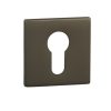 Atlantic Tupai Rapido 5S Line 5mm Slimline Square Euro Profile Escutcheon, Titanium - TESCES5STT (sold in pairs)