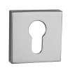 Atlantic Tupai Rapido Curva/Quadraline Square Euro Profile Escutcheon, Bright Polished Chrome - TESCESPC (sold in pairs)