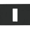 Atlantic Tupai Rapido Retaline Rectangular Standard Profile Escutcheon, Matt Black - TESCKLMB (sold in pairs)