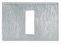 Atlantic Tupai Rapido Retaline Rectangular Standard Profile Escutcheon, Satin Chrome - TESCKLSC (sold in pairs)