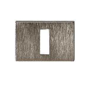 Atlantic Tupai Retaline Rectangular Standard Profile Escutcheon, Titanium - TESCKLTT (sold in pairs)