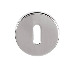 Atlantic Tupai Rapido Curva/Quadraline Round Standard Profile Escutcheon, Bright Polished Chrome - TESCKRPC (sold in pairs)