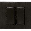 Atlantic Tupai Rapido Retaline Rectangular Bathroom Turn & Release, Matt Black - TWCLMB