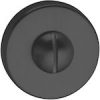 Atlantic Tupai Rapido Curva/Quadraline Round Bathroom Turn & Release, Matt Black - TWCRMB