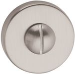 Atlantic Tupai Rapido Curva/Quadraline Round Bathroom Turn & Release, Pearl Nickel - TWCRPL