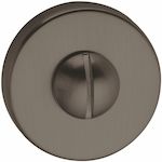 Atlantic Tupai Rapido Curva/Quadraline Round Bathroom Turn & Release, Titanium - TWCRTT