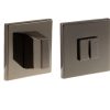 Atlantic Tupai Rapido 5S Line 5mm Slimline Square Bathroom Turn & Release, Black Satin Nickel - TWCS5SBSN