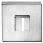 Atlantic Tupai Rapido Curva/Quadraline Square Bathroom Turn & Release, Satin Chrome - TWCSSC