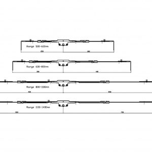 Telescopic Shootbolt 20mm Backset 7.8mm Cam