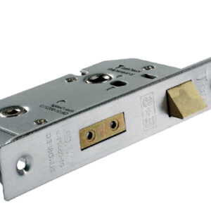 Eurospec Universal Replacement Bathroom Sashlock, Satin Stainless Steel Or Pvd Stainless Brass