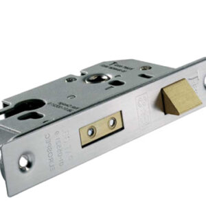 Eurospec Universal Replacement Euro Profile Cylinder Sashlock, Satin Stainless Steel Or Pvd Stainless Brass