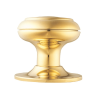 Bun Mortice Door Knob - 63mm - Polished Brass Finish