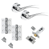 Lever on Rose Door Handle Set - Door Packs