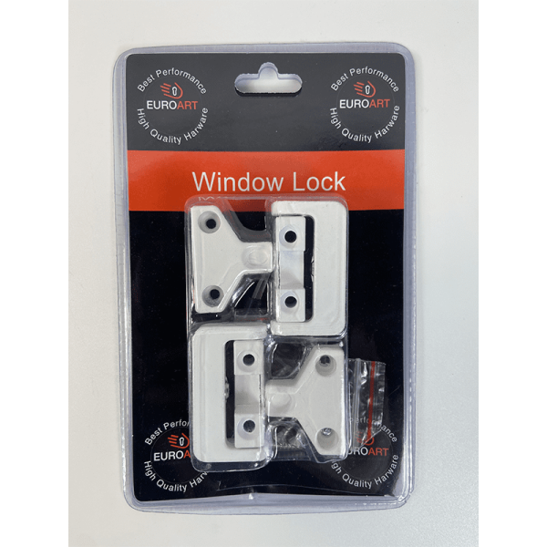 Window Lock in White Finish