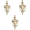 Georgian Door Knockers - 150mm - Polished Brass