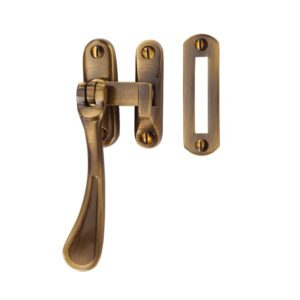 Heritage Brass Mortice & Hook Plate Casement Fastener (126Mm), Antique Brass