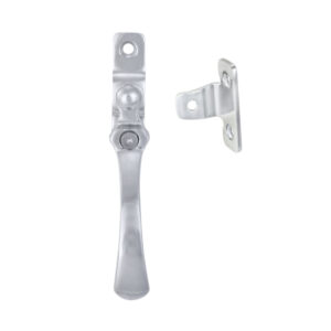 Wedge Pattern Casement Window Fasteners, Polished Chrome