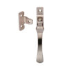 Wedge Pattern Casement Window Fastener, Satin Nickel