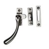 Heritage Brass Bulb End Mortice & Hook Plate Casement Fastener (128Mm), Polished Nickel