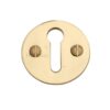 Heritage Brass Standard Key Escutcheon, Polished Brass