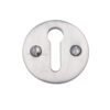 Heritage Brass Standard Key Escutcheon, Satin Chrome