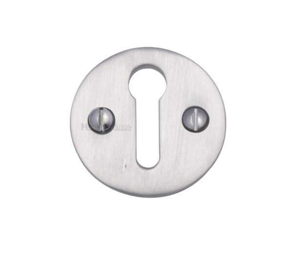 Heritage Brass Standard Key Escutcheon, Satin Chrome