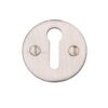 Heritage Brass Standard Key Escutcheon, Satin Nickel