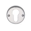 Heritage Brass Euro Profile Key Escutcheon, Polished Chrome