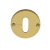 Heritage Brass Standard Key Escutcheon, Polished Brass -