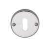 Heritage Brass Standard Key Escutcheon, Polished Chrome