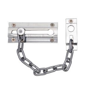 Heritage Brass Door Chain (100Mm), Polished Chrome