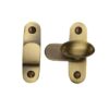 Heritage Brass Cabinet Hook & Plate Showcase Fastener, Antique Brass