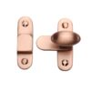 Heritage Brass Cabinet Hook & Plate Showcase Fastener, Satin Rose Gold