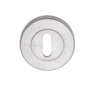 Heritage Brass Standard Key Escutcheon, Satin Chrome