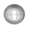 Heritage Brass Standard Key Escutcheon, Satin Chrome