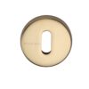 Heritage Brass Standard Key Escutcheon, Polished Brass