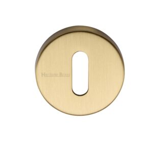 Heritage Brass Standard Key Escutcheon, Satin Brass