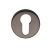 Heritage Brass Euro Profile Key Escutcheon, Matt Bronze