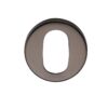 Heritage Brass Oval Key Escutcheon, Matt Bronze