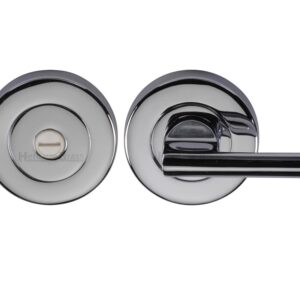 Heritage Brass Disabled Turn Round 53Mm Diameter Turn & Release, Polished Chrome