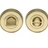 Heritage Brass Round 50Mm Diameter Turn & Release, Satin Brass