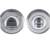 Heritage Brass Round 50Mm Diameter Turn & Release, Satin Chrome